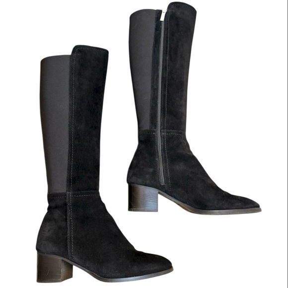 Aquatalia Nova Knee High Suede Boots Size 8.5 - Picture 7 of 14